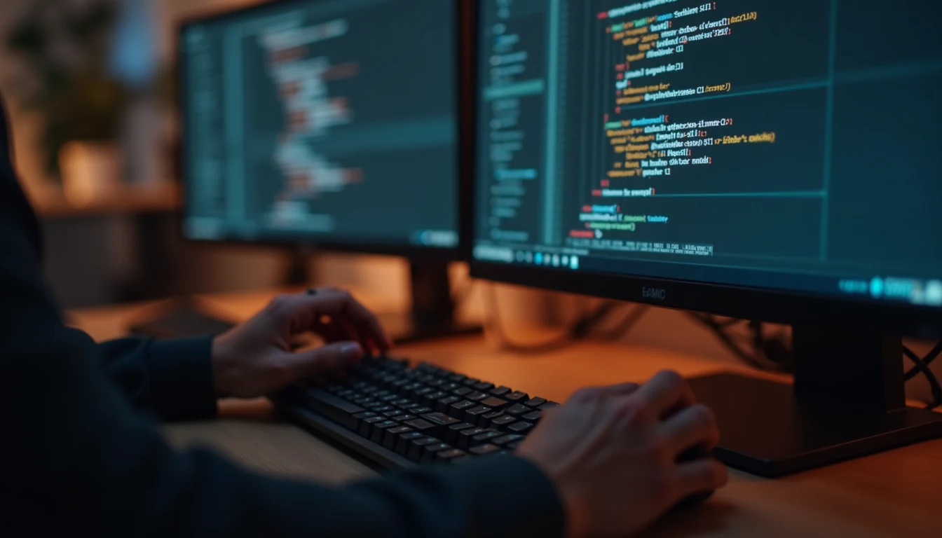 Web geliştirme sürecinde kodlama ve responsive tasarım çalışması